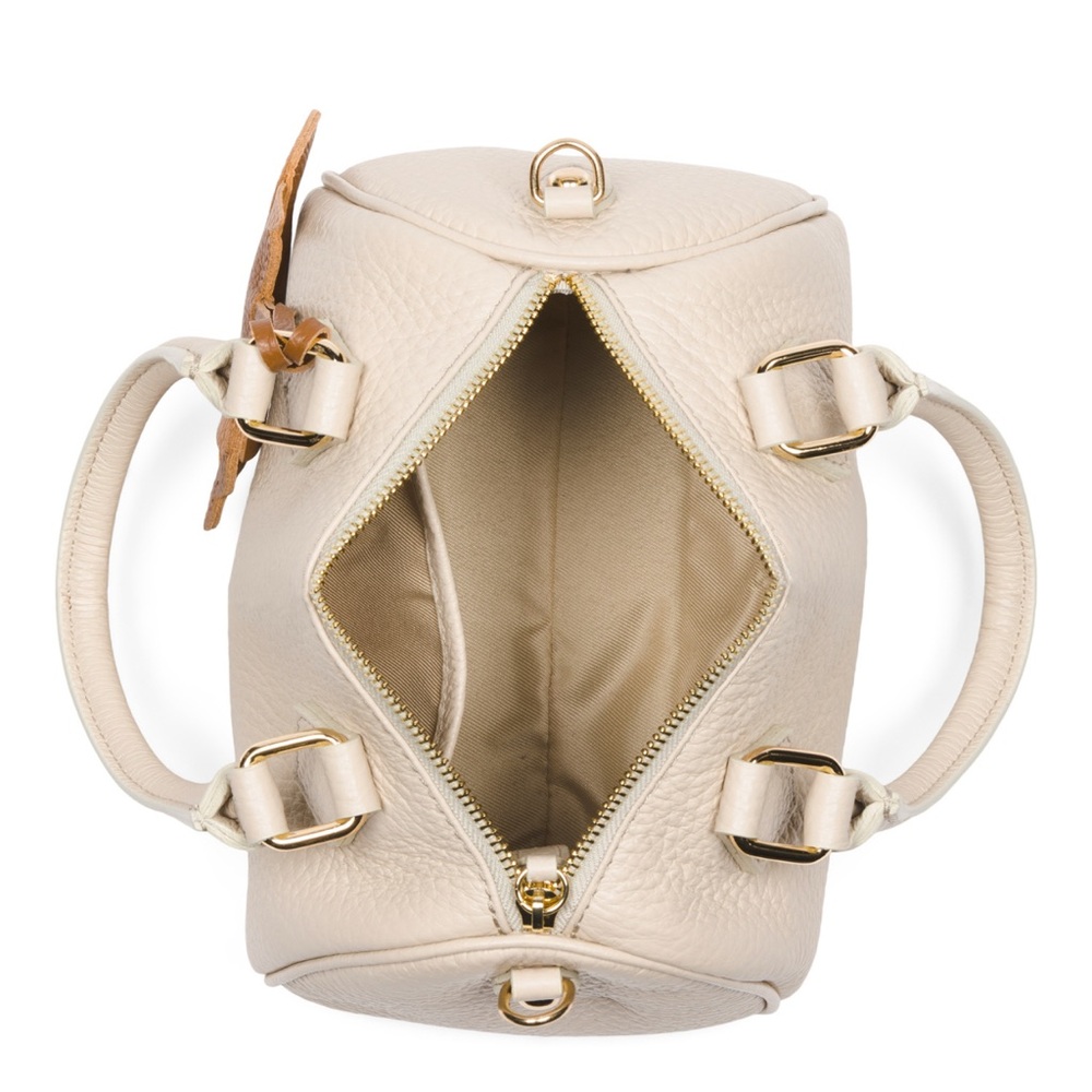 DIVINA FIRENZE Made in Italy leather Booling Crossbody - Picture 4 of 12
